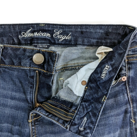 American Eagle Stretch Skinny Jeans Size 4 Short - Picture 3 of 8
